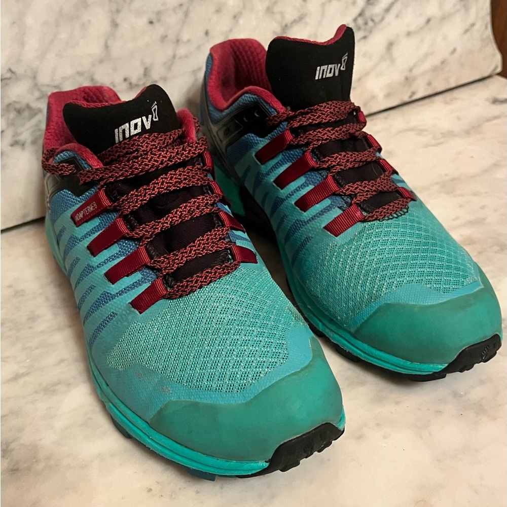 Inov-8 Women’s Size 8 Teal Training Shoes – F-Lite Series – CrossFit & Gym
